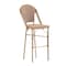 Flash Furniture Lourdes Stackable IndoorOutdoor French Bistro 30 High Barstool, NaturalWhite and Light Natural SDA-AD642001-F-BS-NATWH-LTNAT-GG - alternate 6